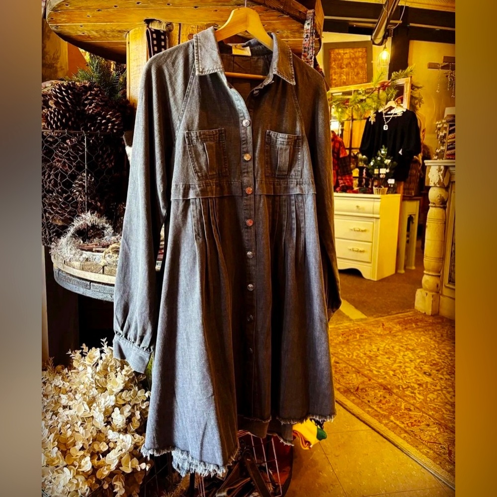 Bibi Denim Button up Dress
